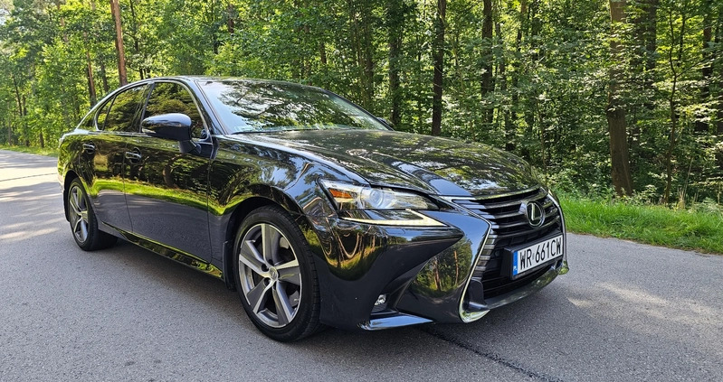 Lexus GS cena 109900 przebieg: 90500, rok produkcji 2017 z Kozienice małe 79